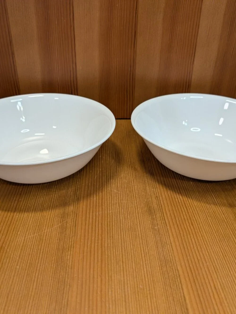 Set of 2 Corelle WINTER FROST WHITE Pattern 8 1/2